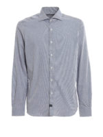 Camicia blu melange
