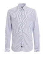 Camicia in cotone micro check