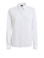 Camicia a pois in cotone