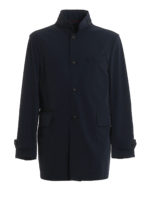 Cappotto in tessuto tecnico stretch