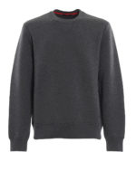 Felpa grigia in tecno cotone