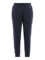 Joggers blu in tecno cotone