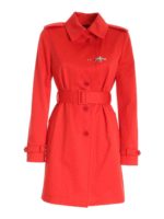 Trench con Gancio Fay rosso