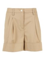 Bermuda in misto cotone con pinces