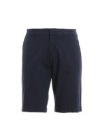 Bermuda navy in cotone stretch