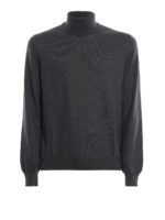 Dolcevita grigio scuro in lana