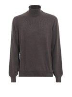 Maglia a collo alto in lana vergine