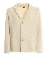 Cardigan lavorato in lana