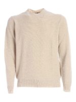 Pullover in misto cashmere beige