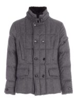 Piumino trapuntato grigio