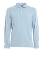 Polo Zero a maniche lunghe in cotone