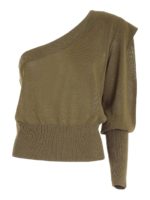 Pullover monospalla verde militare