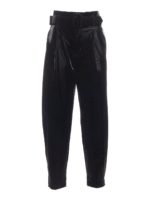 Pantalone nero con cintura