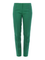 Pantaloni in viscosa con spacco