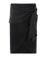 Gonna in seta effetto portafoglio