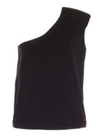 T-shirt monospalla nera