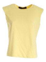 T-shirt gialla senza maniche