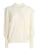 Pullover relaxed fit color crema
