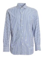 Camicia in cotone egiziano Giza 45 a righe