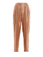 Pantaloni jacquard in misto viscosa