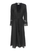 Vestito caftano in plumetis