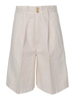 Bermuda a vita alta avorio