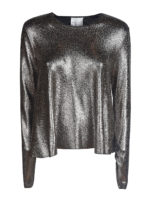 T-shirt in jersey metallizzata
