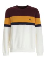 Felpa colorblock con logo