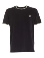 T-shirt con logo nero
