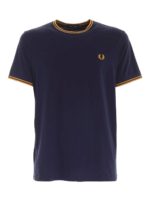 T-shirt con logo blu