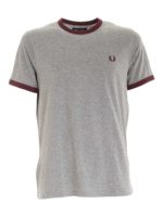 T-shirt con logo grigia