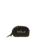Camera bag in pelle sintetica nera