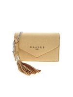 Borsa a tracolla color oro con logo