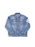 Giubbino in denim azzurro
