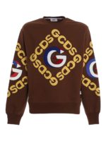 Felpa in cotone con logo 3D