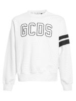 Felpa in jersey di cotone con ricamo