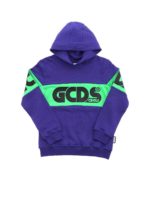 Felpa con cappuccio viola