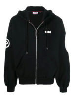 Felpa oversize con maxi stampa logo