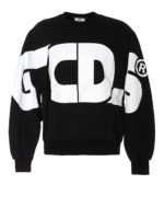 Felpa con macro logo stampato