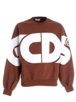 Felpa Macro Logo Round marrone