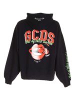 Felpa nera con stampa streetwear club