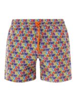 Pantaloncini da mare con logo lettering