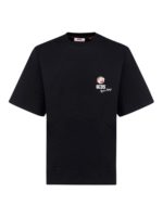 T-shirt in jersey con logo sul petto