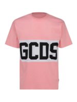 T-shirt in cotone con logo over