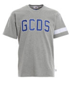 T-shirt in jersey con logo lettering