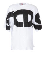 T-shirt con macro logo