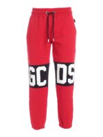 Pantaloni della tuta con intarsia logata