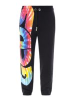 Joggers con logo tie-dye