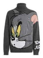 Maglione con intarsio Tom e Jerry