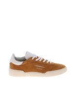 Sneakers in pelle color cammello
